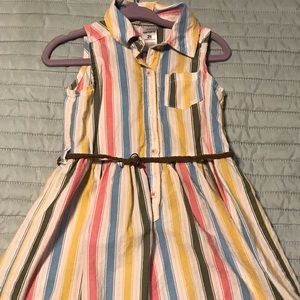 Sleeveless Stripe Dress